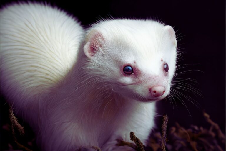 Albino Ferret Pooping Everywhere. How To Stop It