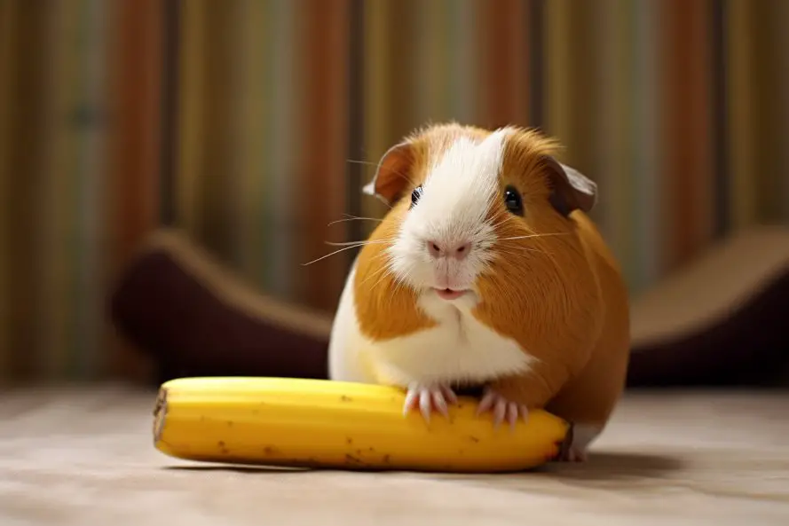 Do guinea outlet pigs eat bananas