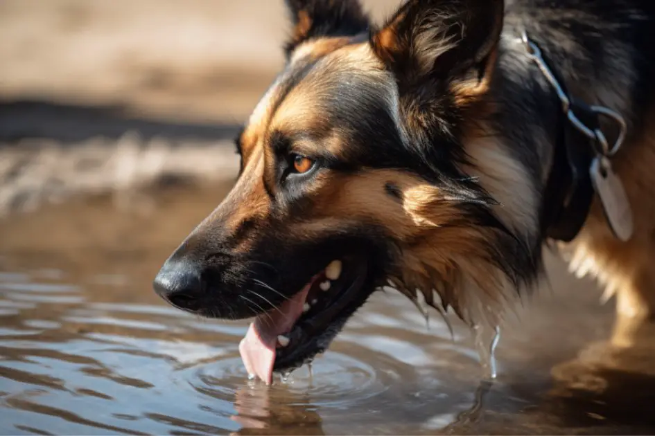 how much water should a dog drink